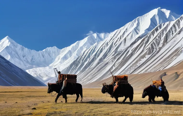 키르기스스탄 역사 개요 - Here are three detailed image prompts in English, inspired by the provided text about Kyrgyzstan's h...