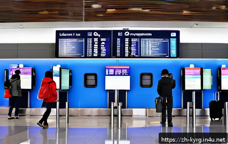 마나스 국제공항 정보 - A bustling modern international airport terminal at Manas International Airport, featuring diverse t...